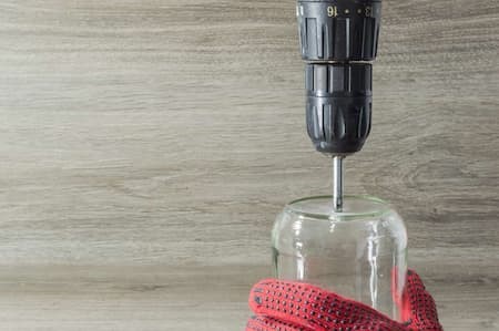 سوراخ کردن شیشه بدون شکستن