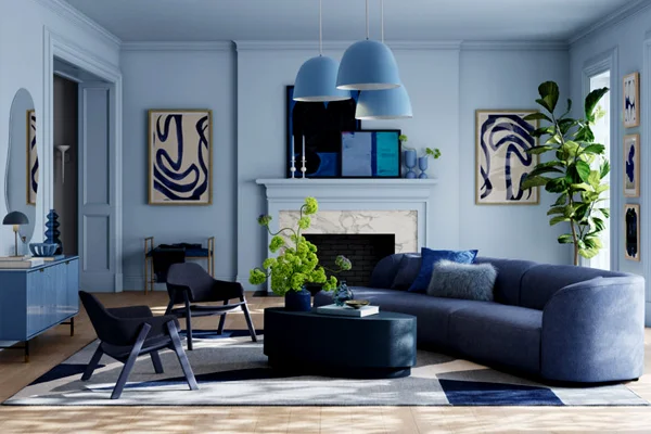 1 مبل تک رنگ