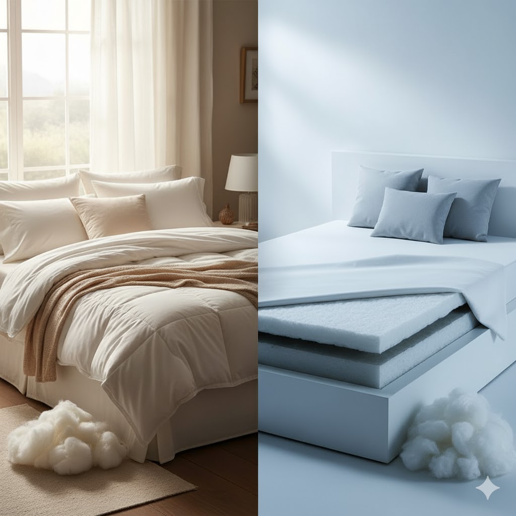 تشک پنبه بهتره یا پشم شیشه؟