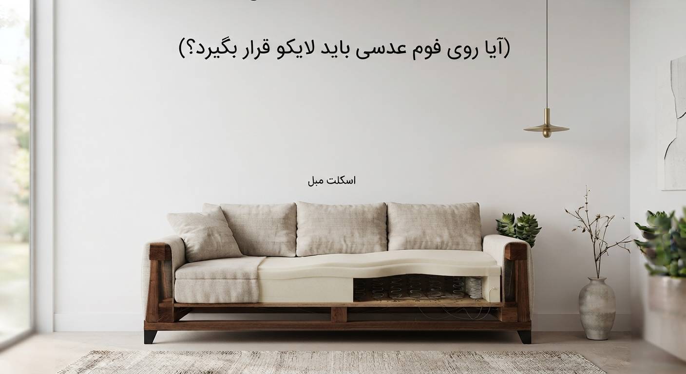 آیا روی فوم عدسی باید لایکو قرار بگیرد؟
